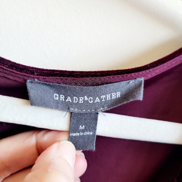 Grade + Gather Vino Velvet Dress - Picture 7 of 8